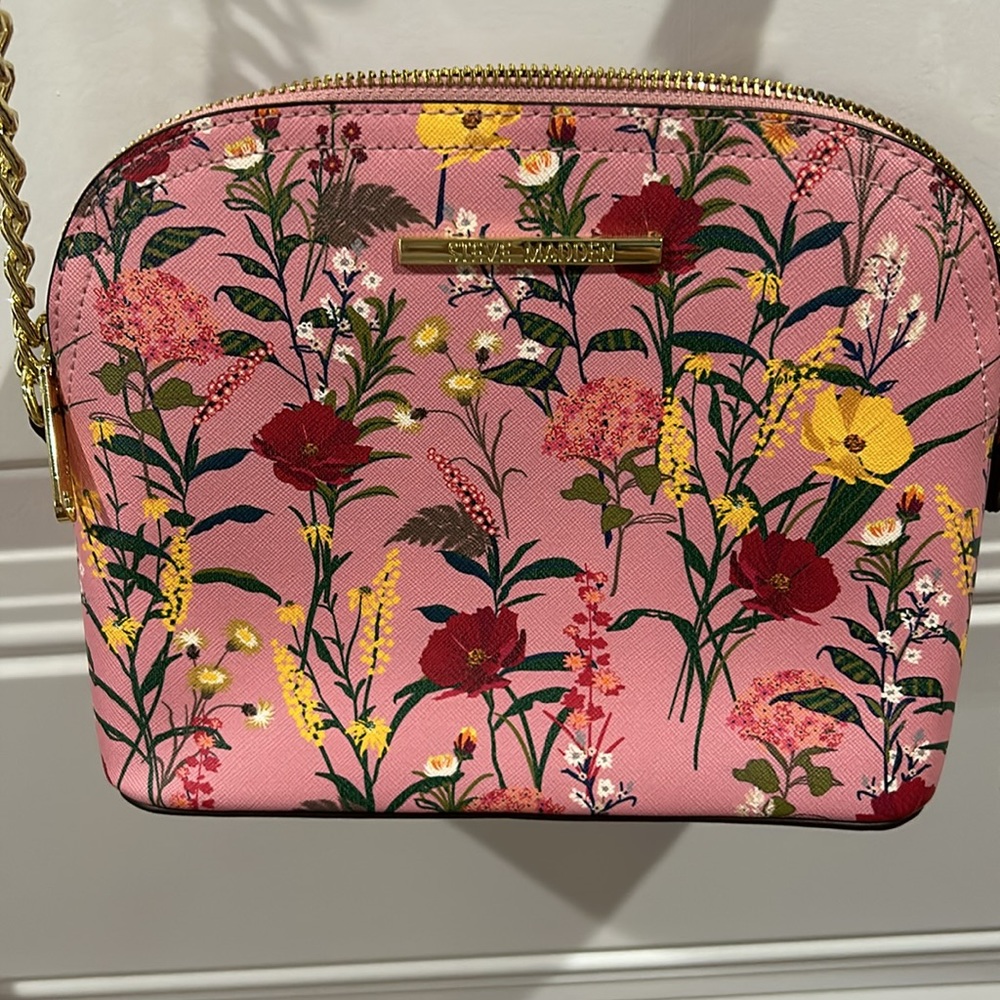 Proceeds go to Charity! Steve Madden Floral Handbag - Picture 3 of 6